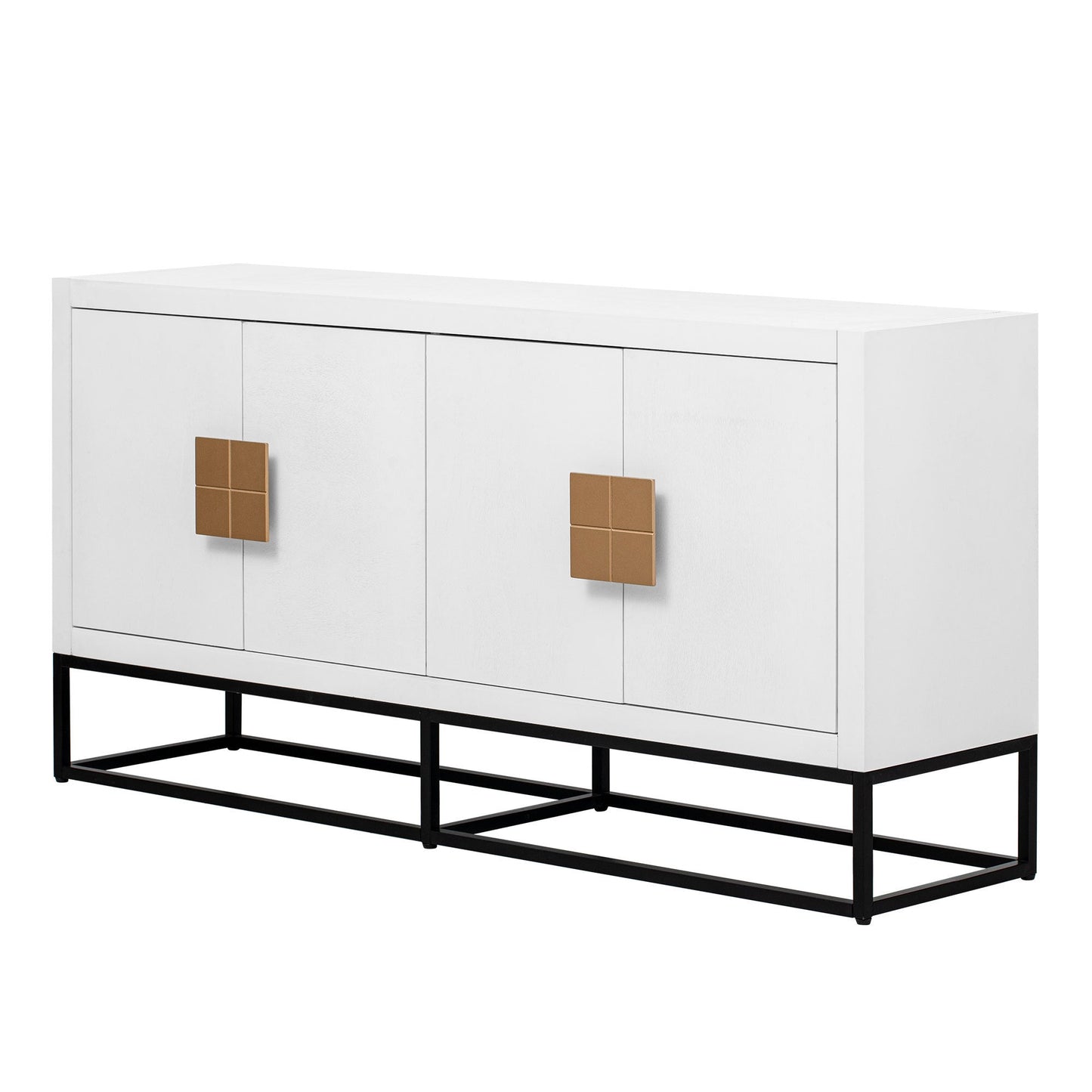 Light Luxury Designed Cabinet with Unique Support Legs and Adjustable