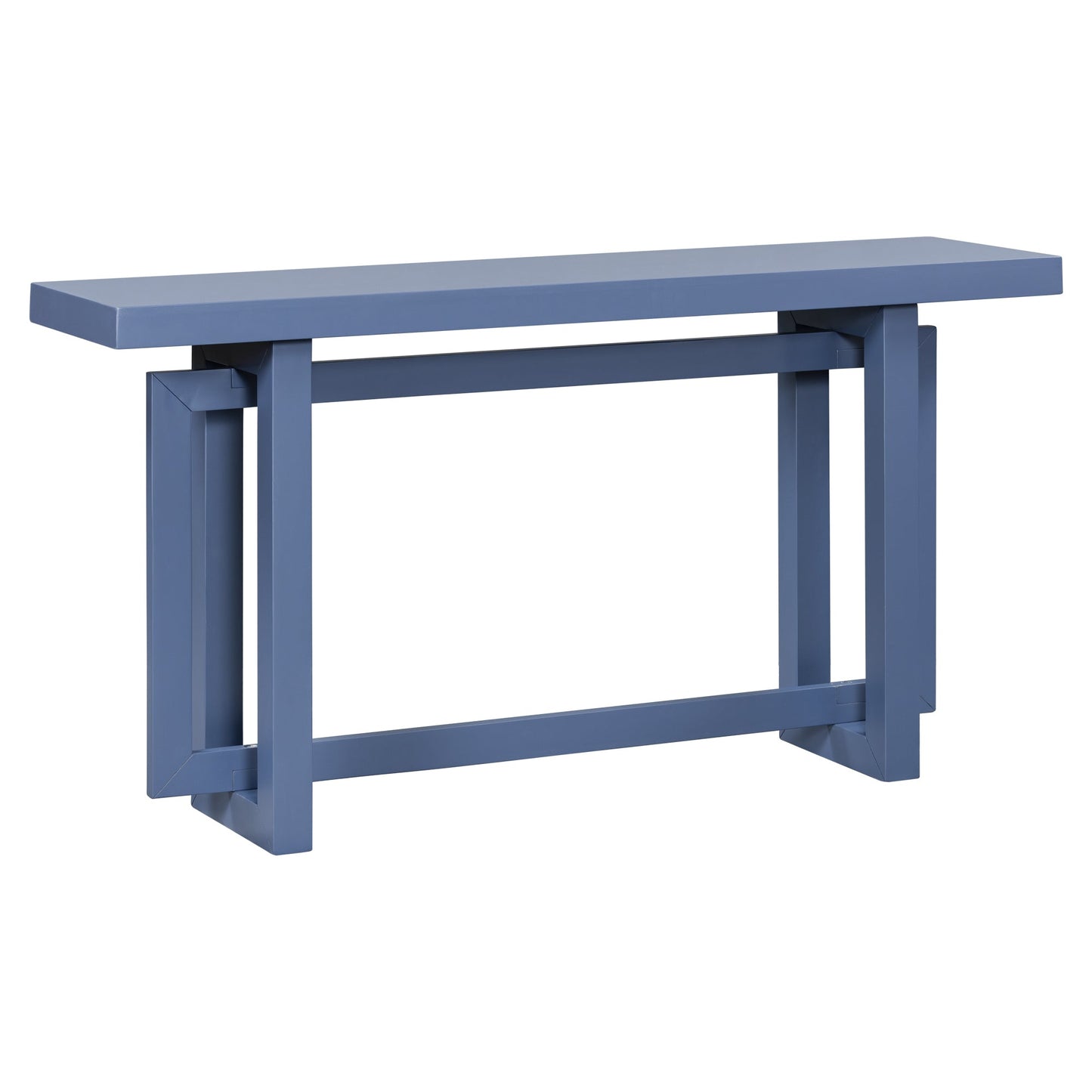 Contemporary Console Table with Wood Top, Extra Long Entryway Table