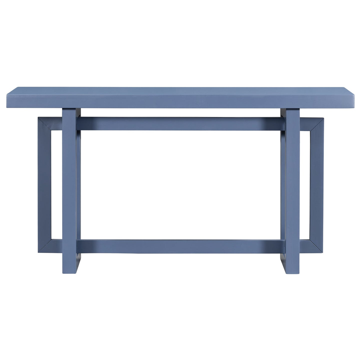 Contemporary Console Table with Wood Top, Extra Long Entryway Table