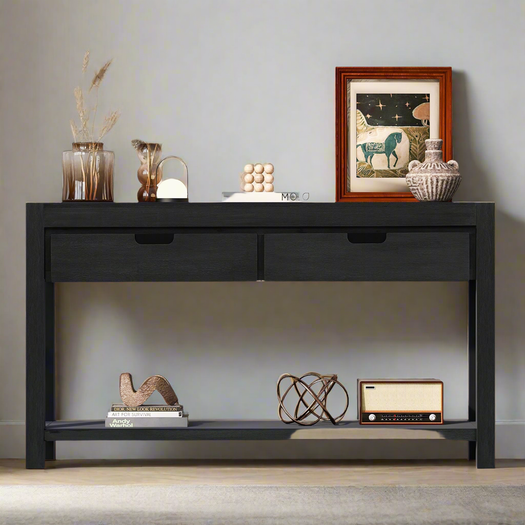 Console Table Entryway Table for Hallway Living Room with 2 Drawers