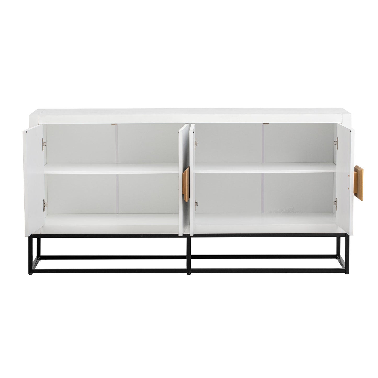 Light Luxury Designed Cabinet with Unique Support Legs and Adjustable